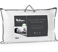 Relyon Superior Comfort Deep Breathable Latex Pillow with a Soft 100% Cotton, Removable Cover