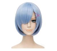 REM cosplay wig or RAM cosplay wigs Re:Zero Starting Life in Another World Costume play Halloween costumes CHINA REM