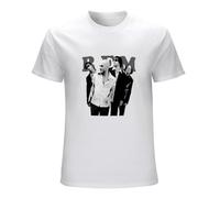 Rem Mens T-Shirt Top Unisex Tee White