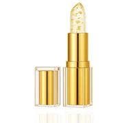 Remainder Lipstick, 2025 Color Changing Mood Lipstick,Transferproof Long Lasting 24H, Gold Crystal PH Chapstick, Transfer-Proof, Moisturizing Glossy Shine Lip Gloss Gold Foil for Women (1pc)