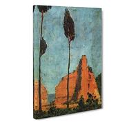 Remains in Rome by Fujishima Takeji Painting Canvas Print | Gallery Wrapped 30mm Frame Wall Art | 30x20 inches | Ready to Hang | Contemporary Picture | Living Room Bedroom Lounge Office