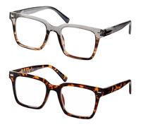 Remaldi Essential Paisley Reading Glasses, Grey, 2 (pack of 2)
