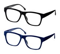 Remaldi Essential Poole Reading Glasses, Blue, 3 (pack of 2)