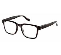 Remaldi Reading Glasses Mens Womens Leeds Dark Tortoise +2.50 Dark Tortoise Frame with Shiny Tortoise arms with Sprung Hinges