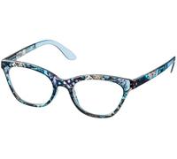 Remaldi Women's Marlow Reading Glasses, Blue Multi, 3.5