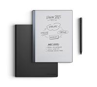 reMarkable 2 with Marker Plus and Black Leather Book Folio | 10.3” paper tablet with black and white display, e-ink digital notebook for better thinking, writing, and reading