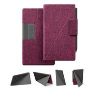 Remarkable Paper Pro Move Case, Magnetic Stand Case with Pen Holder Fold into the Back, Mosaic Weave Folio Cover with Auto Wake/Sleep, Microfiber Lining, Strong Magnet(Burgundy)