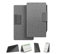 Remarkable Paper Pro Move Case, Magnetic Stand Case with Pen Holder Fold into the Back, Mosaic Weave Folio Cover with Auto Wake/Sleep, Microfiber Lining, Strong Magnet(Gray)