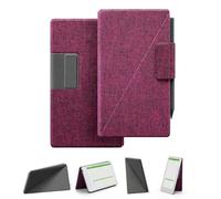 Remarkable Paper Pro Move Case, Magnetic Stand Case with Pen Holder Fold into the Back, Mosaic Weave Folio Cover with Auto Wake/Sleep, Microfiber Lining, Strong Magnet(Burgundy)