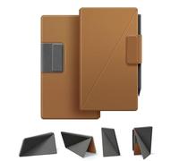 Remarkable Paper Pro Move Case, Magnetic Stand Case with Pen Holder Fold into the Back, Premium PU Leather Book Folio with Auto Wake/Sleep, Microfiber Lining, Strong Magnet(Brown)