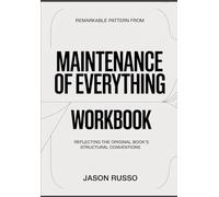 Remarkable pattern from Maintenance of everything: Aligned with the original book’s stylistic pattern