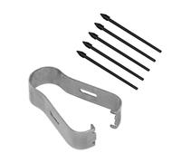 Remarkable Pen Tips, 5Pcs Stylus Tips Accurate Sensitive Portable Replacement Touch Stylus Nibs Stylus Tips with Tweezer Pen Tips Slender Nib Slides for S6/Tab S7 Devices (Black)