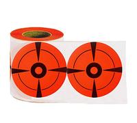 Remarkable Target Stickers EasyShot Targets Neon Orange Self-Adhesive 3-Inch Bullseye Target Stickers for Shooting Label(250pcs)