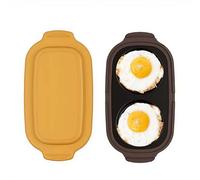 Remarkdo Microwave Egg Maker - Quick-Heat Egg Cooker/Poacher/Fryer, Multi-Use Breakfast Pan for Sandwiches, Portable BPA-Free Maker for Home/Office/Travel (Red)