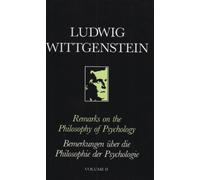 Remarks on the Philosophy of Psychology, Volume II: 2