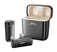 Remax Wireless USB-C Microphone with Noise Reduction 20m Range and Charging Case