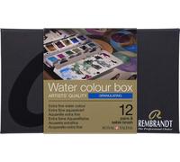 Rembrandt Artists Quality Watercolour 12 Half Pan Box Set GRANULATING SELECTION