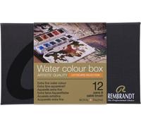 Rembrandt Artists Quality Watercolour 12 Half Pan Metal Box - CITYSCAPE / URBAN