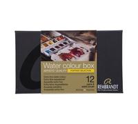 Rembrandt Artists Quality Watercolour 12 Half Pan Metal Box - PORTRAIT SELECTION