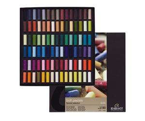 Rembrandt Artists Soft Pastel Set - Half Length Pastels - 90 Colours