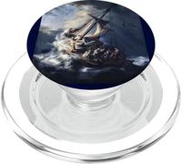 Rembrandt Christ in the Storm on the Sea of Galilee PopSockets PopGrip for MagSafe