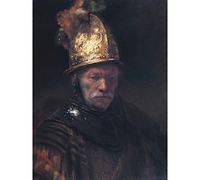 Rembrandt Circle The Man With The Golden Helmet Large Wall Art Print Canvas Premium Poster Mural