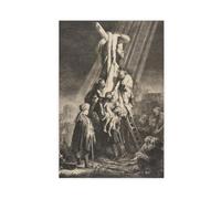 Rembrandt Descent from The Cross Canvas Poster Bedroom Decor Landscape Office Room Decor Gift Unframe-style 12x18inch(30x45cm)
