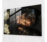 Rembrandt Glass Print - Self Portrait - Rembrandt, Home Decoration, Art, Glass Print, 36" x 24"