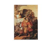 Rembrandt Harmenszoon Van Rijn-Balaam's Ass (1626) Posters Art Print Wall Photo Paint Poster Hanging Picture Family Decor 16x24inc