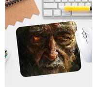 Rembrandt Intense Expressions Waterproof Mouse Pad, Washable Trimmed Edge, Non-Slip Gaming Desk Mat for Office and Games, Smooth Surface with Rubber Base