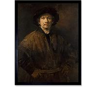 Rembrandt Large Self Portrait Unframed Wall Art Print Poster Home Decor Premium