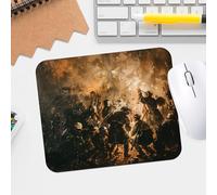 Rembrandt Old Master Painting Desk Mouse Pad - Premium-Textured Waterproof Mousepad with Stitched Edge and Non-Slip Rubber Base - Smooth Surface Gaming and Office Mouse Pad