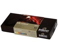Rembrandt Professional Oil Paint Set with 10 Colours (15 ml tubes) | Artist Quality Oil Colours