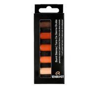 Rembrandt Professional Soft Pastel Set Burnt Sienna | 5 Half Pastels