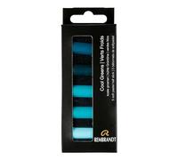 Rembrandt Professional Soft Pastel Set Cool Green | 5 Half Pastels