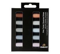 Rembrandt Professional Soft Pastel Set Grey Tones | 10 Half Pastels