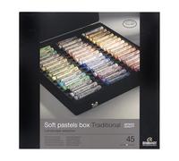 Rembrandt Professional Soft Pastel Set in Luxury Wooden Box | Landscape Selection Traditional | 45 Whole Pastels