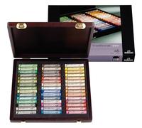 Rembrandt Professional Soft Pastel Set in Luxury Wooden Box | Landscape Selection Traditional | 45 Whole Pastels