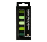 Royal Talens Rembrandt – Professional Soft Pastel Set – Lush Greens – 5 Half Pastels