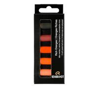 Rembrandt Professional Soft Pastel Set Rich Oranges | 5 Half Pastels