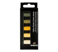 Rembrandt Professional Soft Pastel Set Yellow Ochres | 5 Half Pastels