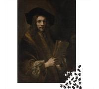 Rembrandt Puzzles Wooden 1000 Pieces Museum Jigsaws Impossible Fine Art Jigsaws World Famous Paintings Puzzles Challenge Toy Home Decoration
