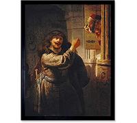 Rembrandt Samson Threatened His Father In Law Unframed Wall Art Print Poster Home Decor Premium