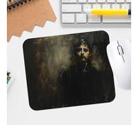 Rembrandt Self Portrait Premium Textured Washable Mouse Pad - Waterproof Desk Mousepad with Stitched Edge, Durable Smooth Surface for Gaming and Office - Non-Slip Rubber Base, Comfortable Design