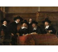 Rembrandt "Syndics of the Drapers' Guild" 1000 or 500 Piece Jigsaw Puzzle | Classic Dutch Masterpiece Art Puzzle | Premium Cardboard Pieces | Challenging Puzzle for Adults