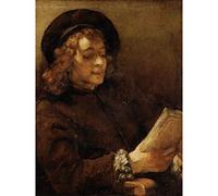 Rembrandt Titus Van Rijn The Artists Son Reading Large Art Print Poster Wall Decor Premium Mural