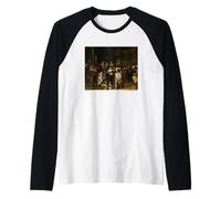 Rembrandt Van Rijn The Night Watch Raglan Baseball Tee