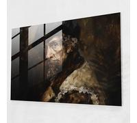 Rembrandt Wall Decoration - Rembrandt, Self-Portrait, Iconic Pose, Rembrandt, 36" x 24"