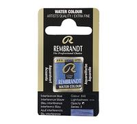 Royal Talens : Rembrandt Watercolour Paint : Half Pan : Interference Blue