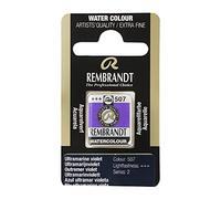 Rembrandt Talens Watercolour Paint: Half Pan Ultramarine Purple